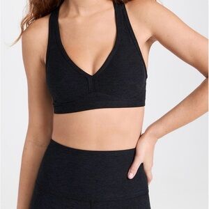 Beyond Yoga Charcoal Sports Bra